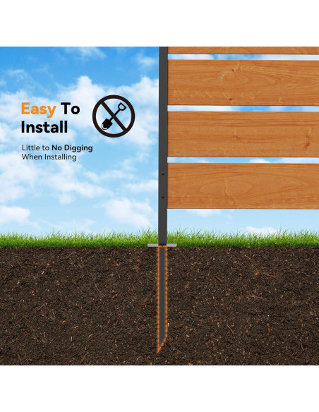 Pantalla de Privacidad de Madera Cedro 1 Panel 1.82 m x 0.98 m