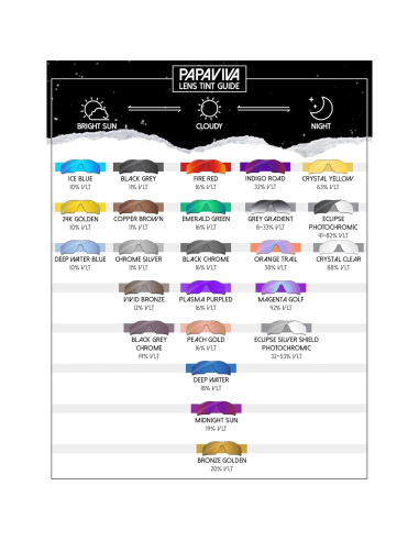 Lentes de Reemplazo PapaViva para Gafas Oakley Siphon OO9429 64mm