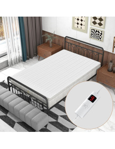 Almohadilla Térmica Giantex para Colchón Individual 193x99cm 2