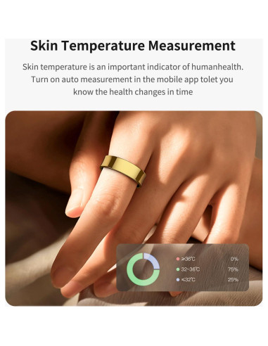 Anillo de Fitness DREAM SPORT DSR09-B, Monitor de Salud 5ATM