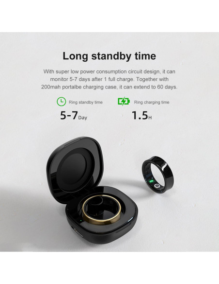 Anillo de Fitness DREAM SPORT DSR09-B, Monitor de Salud 5ATM