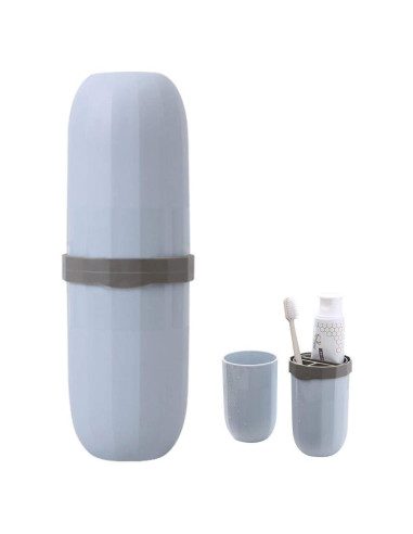 Estuche de Cepillo de Dientes de Viaje Heyoung 20.83 cm Azul