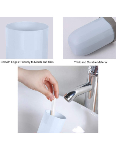 Estuche de Cepillo de Dientes de Viaje Heyoung 20.83 cm Azul