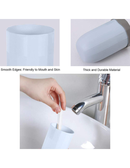 Estuche de Cepillo de Dientes de Viaje Heyoung 20.83 cm Azul