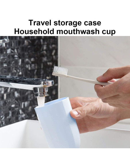 Estuche de Cepillo de Dientes de Viaje Heyoung 20.83 cm Azul