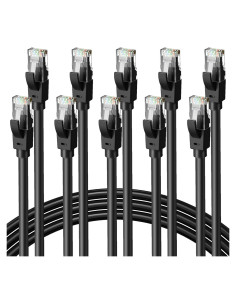 Cable Ethernet Cat6 Brozzag 1.83m 10Paquete Cobre Puro