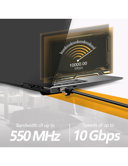 Cable Ethernet Cat6 Brozzag 1.83m 10Paquete Cobre Puro