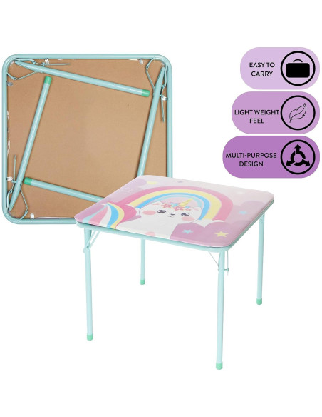 Conjunto de Mesa y Sillas Caticorn Heritage Kids 3 Piezas