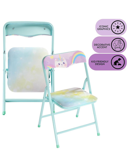 Conjunto de Mesa y Sillas Caticorn Heritage Kids 3 Piezas