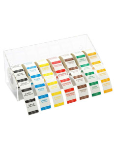 Dispensador de Etiquetas Acrílico Restaurantware RW Smart 7 Ranuras