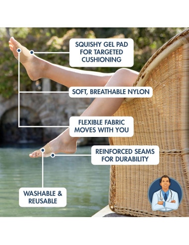 Mangas para Juanetes Dr. Frederick - 2 Unidades - Pequeño 36-37.5