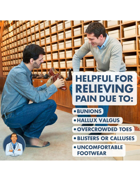 Mangas para Juanetes Dr. Frederick - 2 Unidades - Pequeño 36-37.5