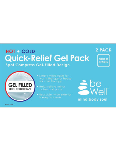 Paquete de Hielo Reutilizable Ariel - 2 Piezas 15.24x8.89cm y 9.66x9.66cm