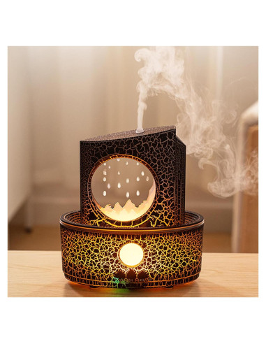 Humidificador de Aromaterapia Fuliying V63 300ml con Luz LED