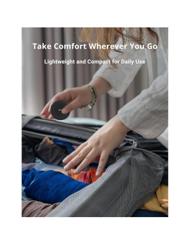 Máquina de Ruido Blanco Portátil FOXFINE Mini - 36 Sonidos, Luz, Temporizador