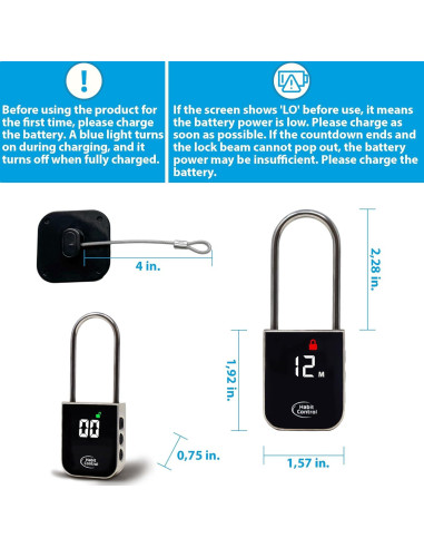 Candado Temporizador Control de Hábitos Control de Hábitos TP-2