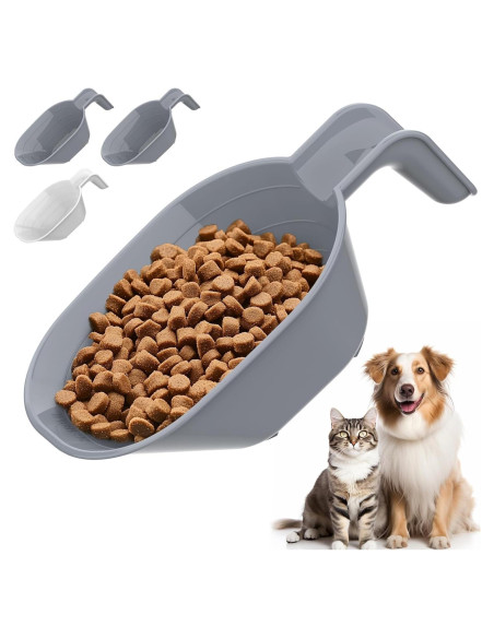 Juego de 3 cucharas medidoras para comida de mascotas DDMOMMY