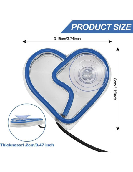 Luz LED Ambiental para Auto Blueshyhall, Triangular Azul