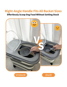 Juego de 3 cucharas medidoras para comida de mascotas DDMOMMY 2