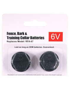 Batería de Reemplazo 6V PetSafe RFA-67 - Paquete de 2