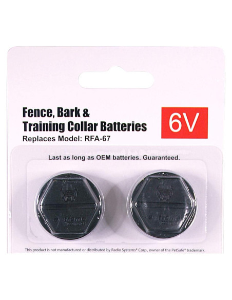 Batería de Reemplazo 6V PetSafe RFA-67 - Paquete de 2