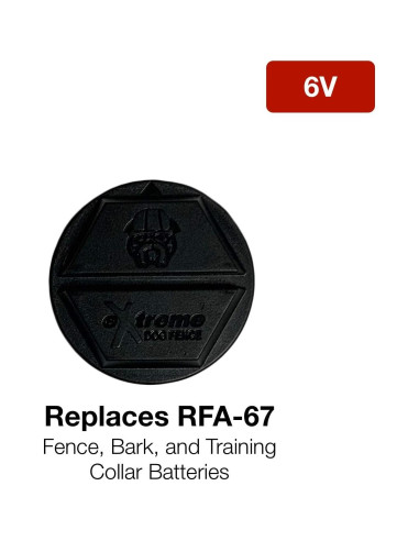 Batería de Reemplazo 6V PetSafe RFA-67 - Paquete de 2