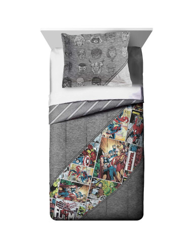 Conforter Reversible Jay Franco Marvel Comics Twin Microfibra