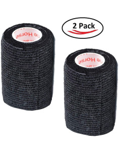 Cinta Vendaje Cohesivo Autoadhesivo Prairie Horse Supply 2 Rollos 7.62 cm 2