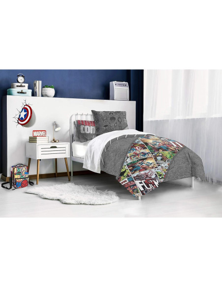 Conforter Reversible Jay Franco Marvel Comics Twin Microfibra