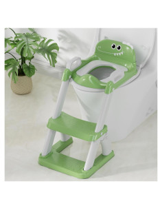 Asiento de Entrenamiento para Baño Bonbay Verde 2 en 1