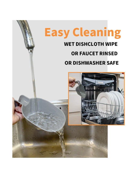 Juego de 3 cucharas medidoras para comida de mascotas DDMOMMY