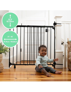 Puerta de Seguridad para Bebés y Mascotas Summer, 79-117 cm 2
