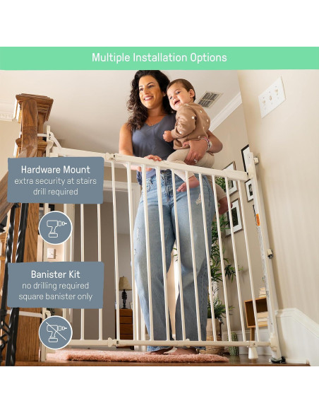 Puerta de Seguridad para Bebés y Mascotas Summer, 79-117 cm