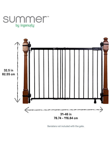 Puerta de Seguridad para Bebés y Mascotas Summer, 79-117 cm