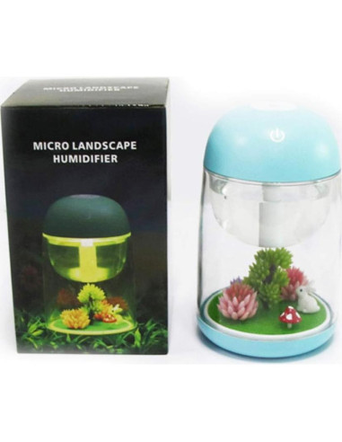 Humidificador AEKAN Paisaje Micro Azul con Luz LED y Apagado Automático