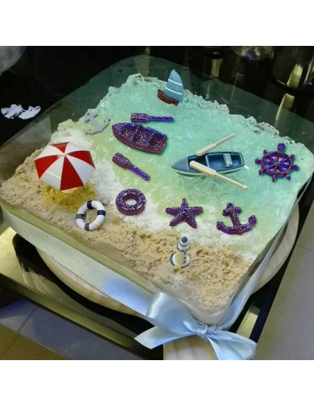 Molde de Silicona Ancla de Vela TUKE 7.1x6.1cm Decoración