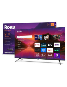 Roku Smart TV 55" QLED 4K Mini-LED con Dolby Vision