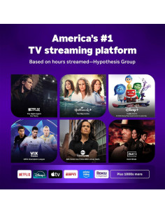 Roku Smart TV 55" QLED 4K Mini-LED con Dolby Vision 2