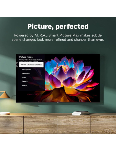 Roku Smart TV 55" QLED 4K Mini-LED con Dolby Vision