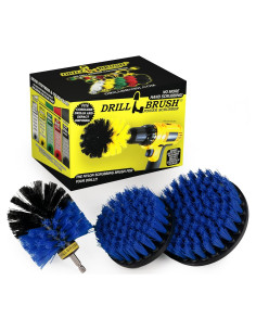 Juego de Cepillos de Limpieza Acuática Drillbrush - 3 Piezas