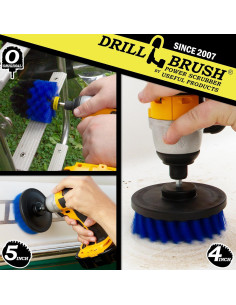 Juego de Cepillos de Limpieza Acuática Drillbrush - 3 Piezas 2