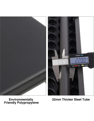 Mesa Plegable Cuadrada REDCAMP 86 cm Resina Negra para 4 Personas