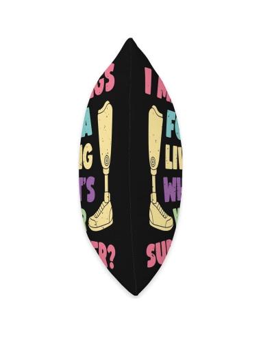 Almohada Divertida 16x16" Diseño Prótesis Técnicos