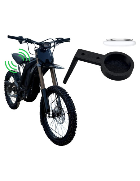 Soporte Oculto para Etiqueta GPS de Bicicleta Weissach - Plástico Duradero