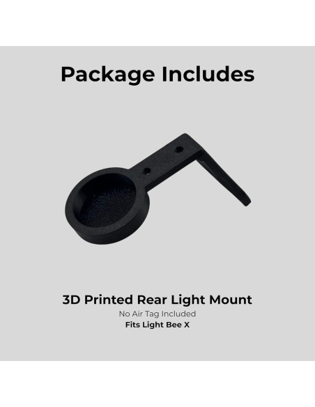 Soporte Oculto para Etiqueta GPS de Bicicleta Weissach - Plástico Duradero