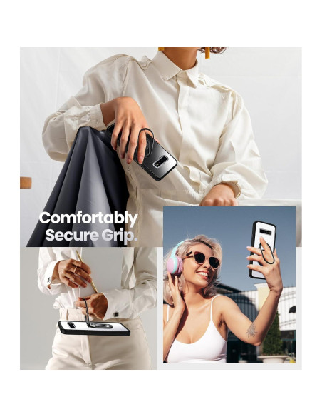 Funda Transparente Shields Up para Samsung Galaxy S10 con Soporte