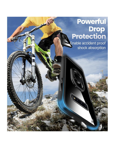 Funda Transparente Shields Up para Samsung Galaxy S10 con Soporte