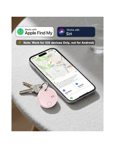 Etiquetas de Seguimiento por Aire DSDFPFG - Paquete de 2 iOS
