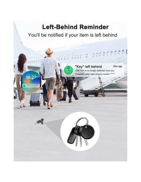 Etiquetas de Seguimiento por Aire DSDFPFG - Paquete de 2 iOS