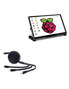 Cable Retráctil BoxWave 100W USB-C y Micro USB 25-106 cm